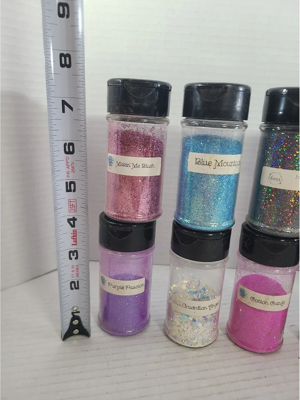 Fran's Lot of 12 Craft Glitters for Tumblers, Nails, Resin Art High Quality